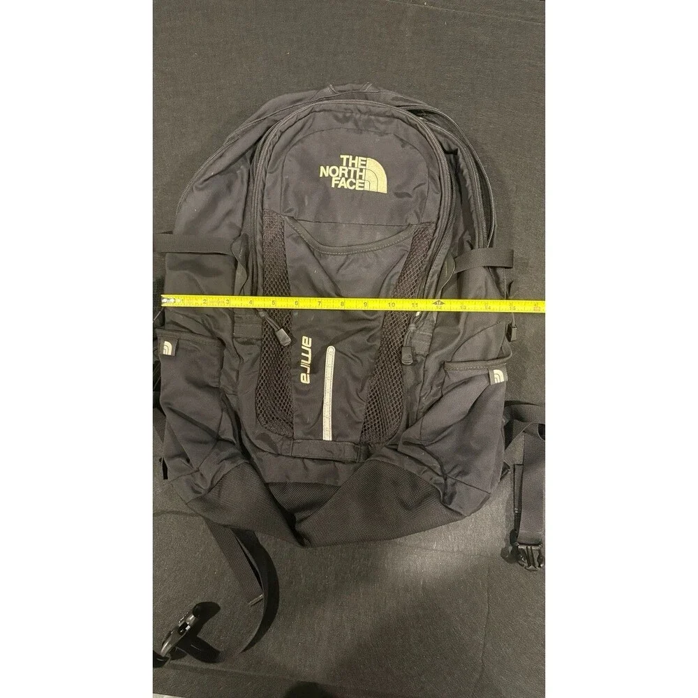 The North Face Amira Multi-Pocket Backpack Black Rare borealis jester school